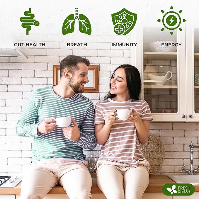 FreshDrinkUS, Premium 75 Tea Bags Glucose Functional Tea – Herbal Blend with Gymnema, Cinnamon, Bitter Melon, Tulsi & More –– Caffeine-Free. Sugar-Free. Gluten-Free. Vegan