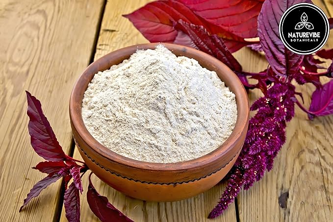 Naturevibe Botanicals Amaranth Flour 5 lb | 100% Whole Grain Gluten-Free Flour | High Protein & Fiber | Non-GMO | Ideal for Baking, Rotis, Pancakes, Breads & Healthy Gluten-Free Cooking