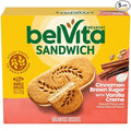 belVita Breakfast Biscuit Sandwiches, Cinnamon Brown Sugar & Vanilla Creme Flavor, 5 Packs (2 Biscuit Sandwiches Per Pack),5 Count(Pack of 1)