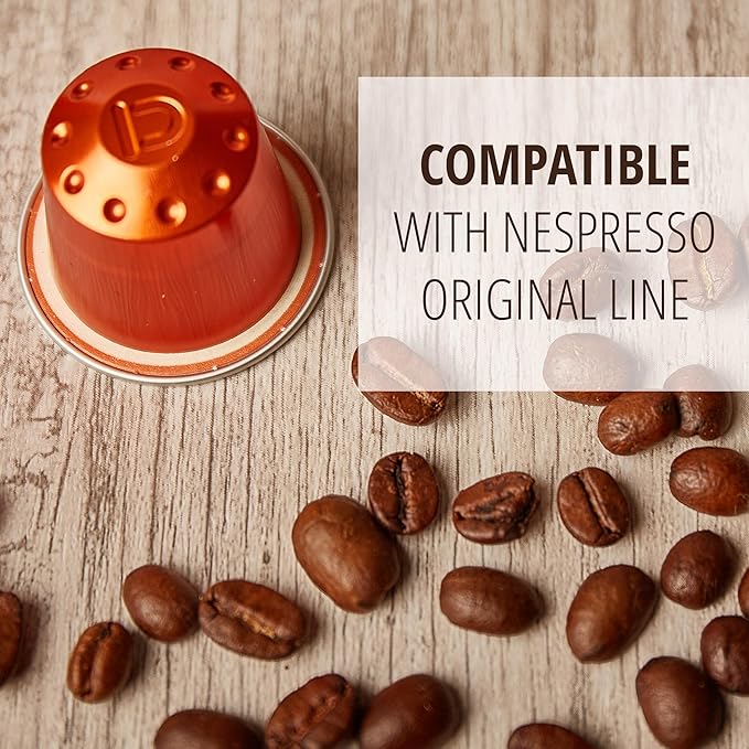 Nite Edition 40ct High Intensity Espresso Pack | Compatible with Nespresso | Dark Roast Coffee Pods | Aluminum Capsules | Intensity 11–12 | Single Serve