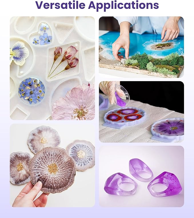 EENOUR Resin Bubble Remover, Removes 99% of Air Bubbles in 5 Minutes, 98kPa Vacuum Chamber with Digital Display, Big Capacity bubble remover for Epoxy Molds Casting, UV Resin, Silicone, Jewelry Making