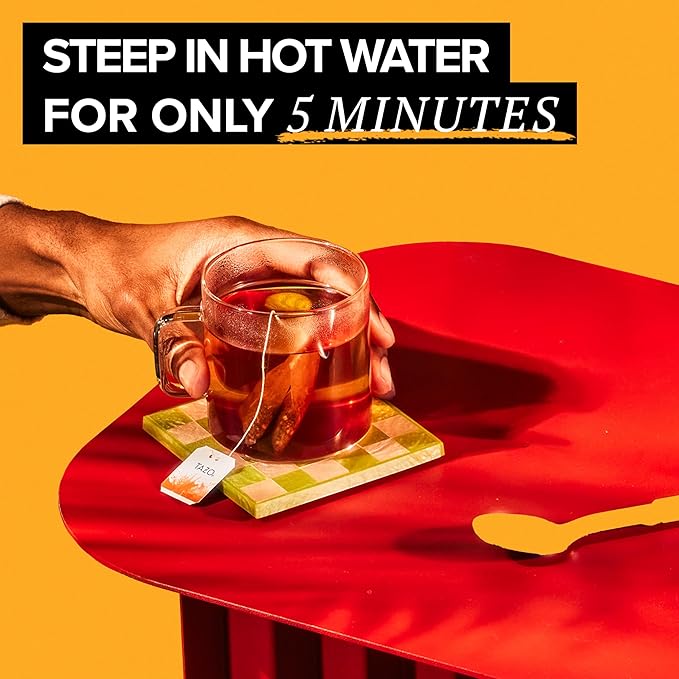 TAZO Tea Bags, (JOY, Passion, Pumpkin Chai, Vanilla Caramel Chai, Wild Sweet Orange, Peachy Green) (2ea) Variety Pack