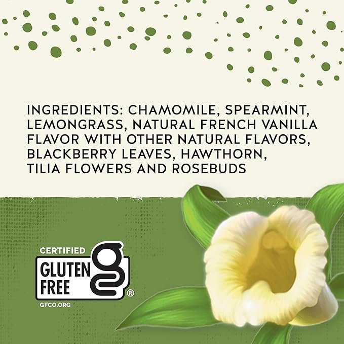 Celestial Seasonings Sleepytime Herbal Tea, Vanilla, Caffeine Free Sleep Tea, 20 Tea Bags Per Box (Pack of 6)