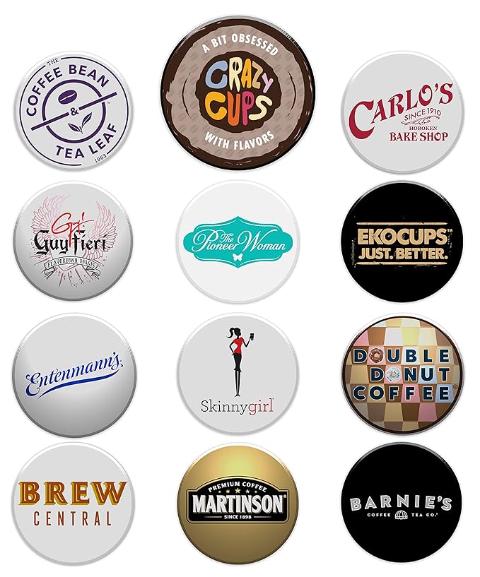 Variety Pack of Coffee, Tea, Hot Chocolate and Cappuccino, Sampler of Single Serve Coffee, Tea, Hot Cocoa and Cappuccino Pods for Keurig K Cups Machines, 30 Pack - No Duplicates