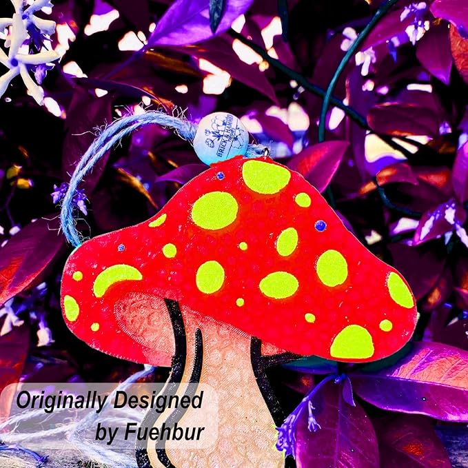 【300+ Design Optional】 Fuehbur Mini Mushroom Car Freshies Mold- Air Freshie - Aroma Bead Freshener-Epoxy Resin - Candle Soap Mold Silicone Mould【Upgraded Thickened Material】- Medium Size