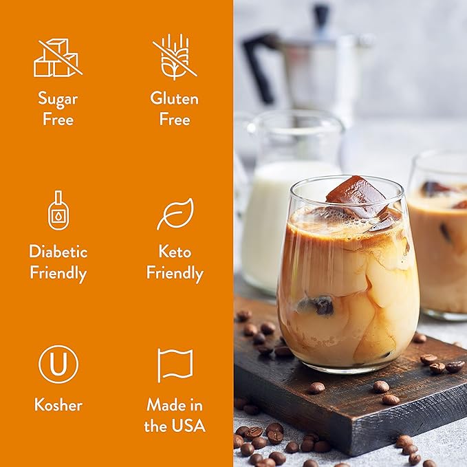 Jordan's Skinny Syrups Butter Toffee, Sugar Free Flavoring Syrup, 25.4 Fl Oz (Pack of 2)