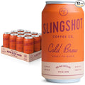 Organic Cold Brew Coffee, 12-Pack – Single Origin Ethiopian, Ready-to-Drink Cans (10 oz Each), Smooth & Fruity Flavor with Citrus, Cacao, and Stone Fruit Notes, 12 Pack