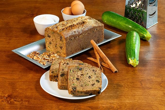 Nadel - NATURALLY DELICIOUS ZUCCHINI CAKE (4 Pack) Sweet Breads & Cakes Slices, Back to School lunch snack, breakfast bar