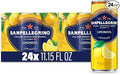 Sanpellegrino Italian Sparkling Drink Limonata, Sparkling Lemon Beverage, 24 Pack Of Cans