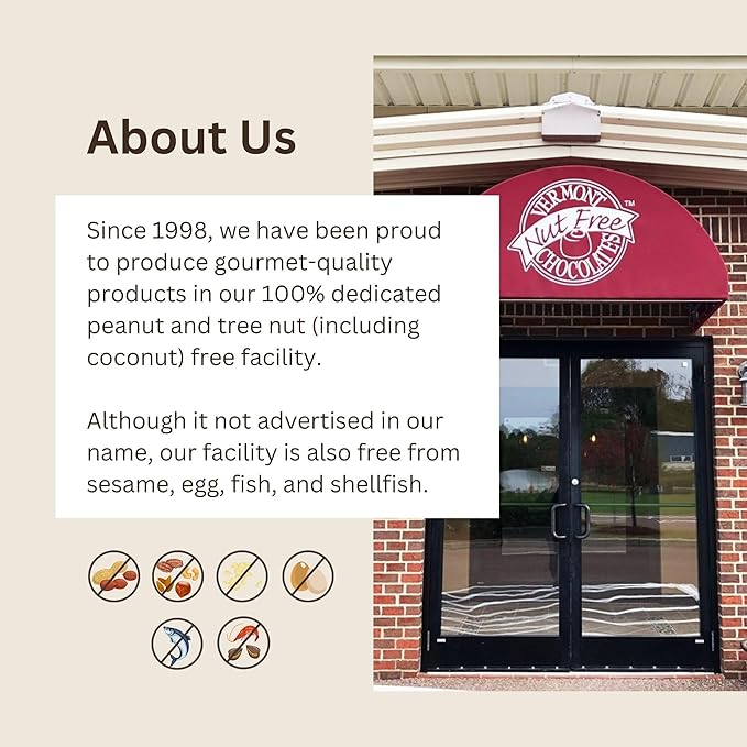 Vermont Nut Free Chocolates Boxed Chocolates (Grand Assortment) 24-Piece, Nut-Free, Egg-Free, Kosher