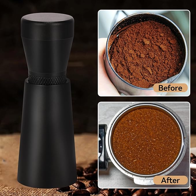 Apexstone Coffee Stirrer Tool, Coffee Stirring Tamper WDT Distribution Tool, Needle Distribution Tool Espresso, WDT Tool Espresso with Stand Black, WDT Tool Espresso Needle