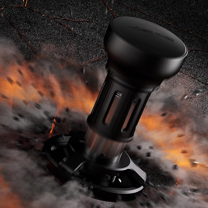 MHW-3BOMBER Espresso Tamper, 54mm-Spring-Loaded Coffee Tamper with Sound Feedback, Barista 54mm Tamper for Breville, Tamper for Espresso Machine,Thread Base YU Series, T6147-OS