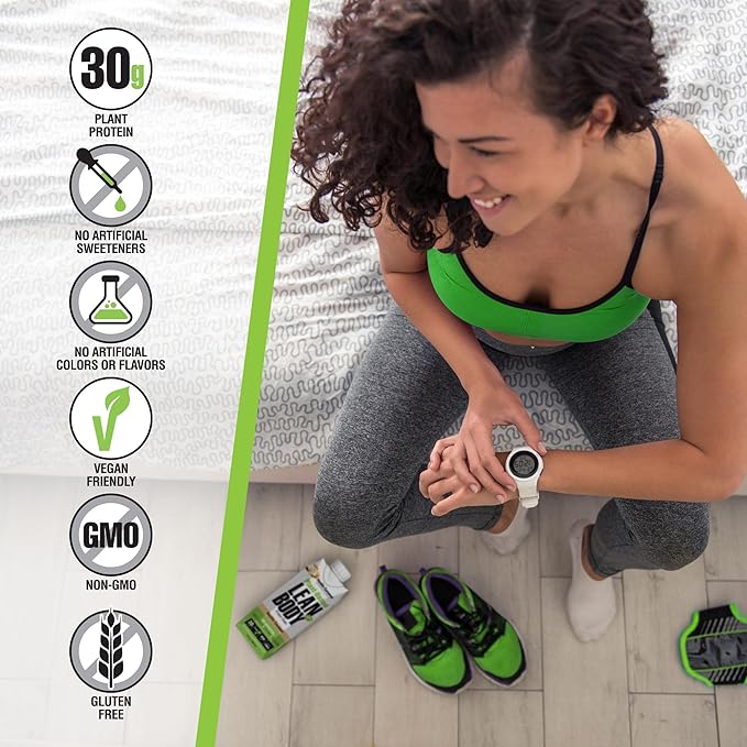 Lean Body Ready-to-Drink, Plant-Based Vegan Taster Pack, 30g Protein, No Artificial Flavors, Sweeteners or Colors, Non GMO, Gluten Free, Premium Pea & Rice Blend (Pack of 2)