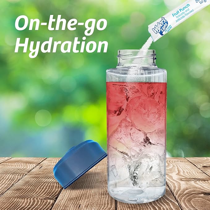 Wyler's Light Singles To Go Powder Packets, Water Drink Mix, Fruit Punch, 8 count/single serving (Pack of 12)