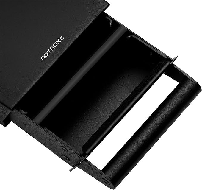 Normcore Espresso Knocker Drawer, Under Grinder Knock-out Drawer, Coffee Knock Box Drawer with Shock Absorbing Removable Knock Bar and Non-Slip Base, 304 Stainless Steel, Size: S