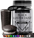 MONÉGASQUE Black Edible Glitter for Drinks 15g – Black Edible Glitter for Cakes & Cocktails – Halloween Sprinkles Luster Dust for Drinks, Cake, Cocktail, Cupcakes – Drink Shimmer – Spray Cakes Powder