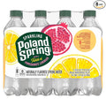 Poland Spring Sparkling Water, Pomegranate Lemonade, 16.9 oz. Bottles (Pack of 8)