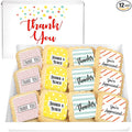 Thank You Gift Basket Decorated Cookies Employee appreciation for Men Women Nurses Employees Teacher Corporate Gifts | Individually Wrapped | 12 Pack | Appreciation Box