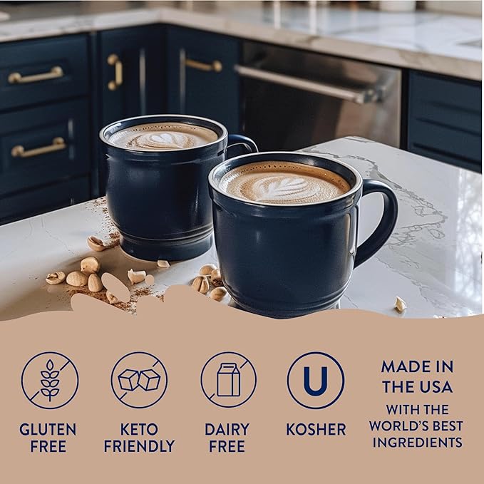 Jordan's Skinny Syrups, Hazelnut Coffee Syrup, Sugar Free, 25.4 Ounces (Pack of 2), Zero Calorie Drink Flavoring & Mixes