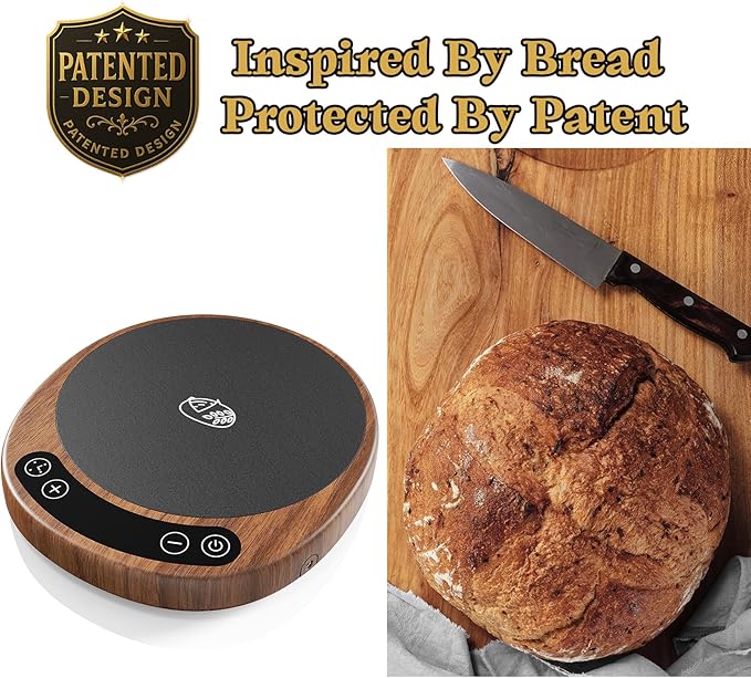 SourKeeper Pro - Larger Dough & Sourdough Starter Warmer, 2026 Upgrade Dough Proofing Warming Mat, Dough Temp Probe, 1°F Control (70–110°F), 24H Timer, Real-Time Monitoring, for Serious Bakers