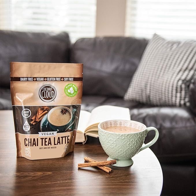 Coconut Cloud: Vegan Spiced Chai Tea Latte | Creamy, Delicious & Easy Dairy Free Alternative. Made in Colorado (Lightly Sweetened, Gluten Free, Soy Free), 7 oz