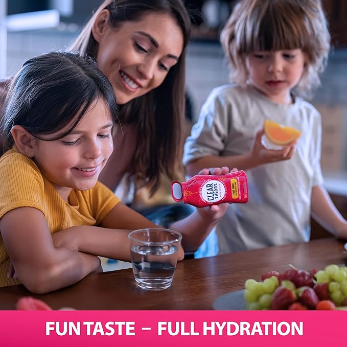 Clear Theory Water Flavoring Drops with Electrolytes – Electrolyte Drink Mix, [Fruit Punch] Water Enhancer for Kids & Adults, Sugar-Free, Vegan, Gluten-Free, 1-Pack (1.62 fl oz Bottles)
