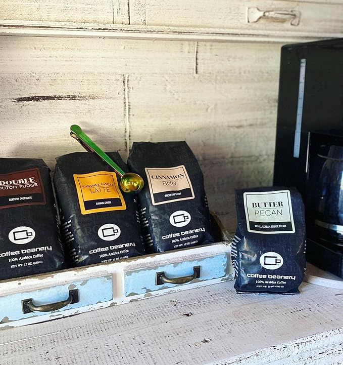 Cinnamon Bun Flavored Coffee, Specialty Arabica Coffee, Medium Roast, 12 ounce, Automatic Drip (Ground)
