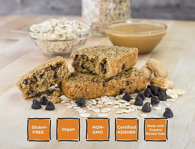 Bobo's Oat Bars, Variety Sampler Flavors, 3 oz Bar, 3 Chocolate Chip, 3 Lemon Poppyseed, 3 Peanut Butter Chocolate Chip, Gluten Free Whole Grain Snack and Breakfast Bar, 9 Pack