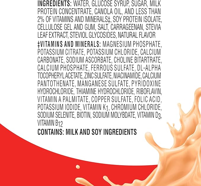 BOOST Original Ready to Drink Nutritional Drinks, Peaches & Creme, 8 Fl Oz (Pack of 24)