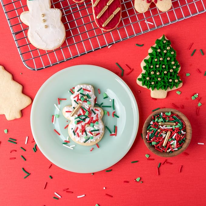 Cookie Cutter Kingdom, Christmas Cookie Cutters, Cookie Cutters Shape, Mold for Cakes Biscuits and Sandwiches (Christmas Snowman)