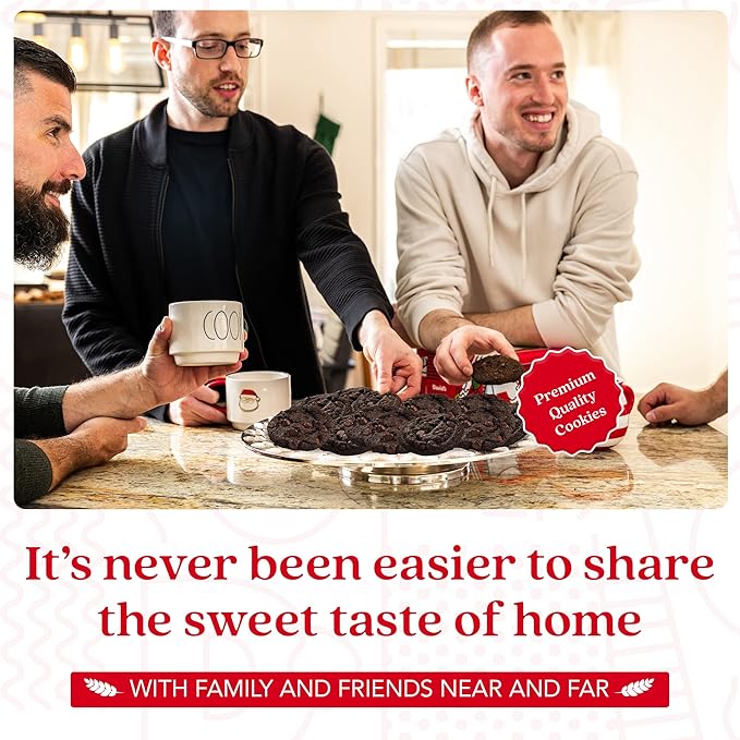 David's Cookies 1lb Double Chocolate Chunk Fresh Baked Cookies - Handmade and Gourmet Cookies - Delectable and Made with Premium Ingredients - Cookie Gift Basket - Great Gift For All Occasions