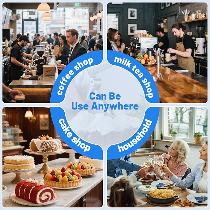 740G Whipped Cream Charger Tank (6 Pack), Cartridges for Desserts & Cocktails, Fits with Any Standard Dispensers, Leak Proof Steel
