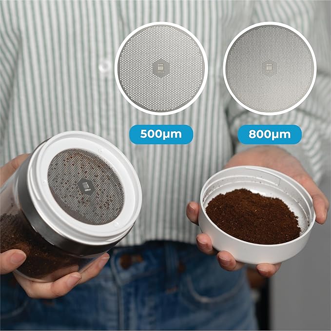 The Complete System – Cold Brew Coffee Kit with Smart Bean Canister, Stainless Steel Sifter & 500ml Dual-Filter Brewer/Carafe – Store, Sift, Brew & Serve Smooth Cold Brew at Home