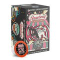 Bones Coffee Company Strawberry Cheesecake Flavored Coffee Pods, Low Acid Medium Roast Single-Serve Bones Cups, Compatible with 1.0 & 2.0 K-Cups Brewers Coffee Maker, 12 Count