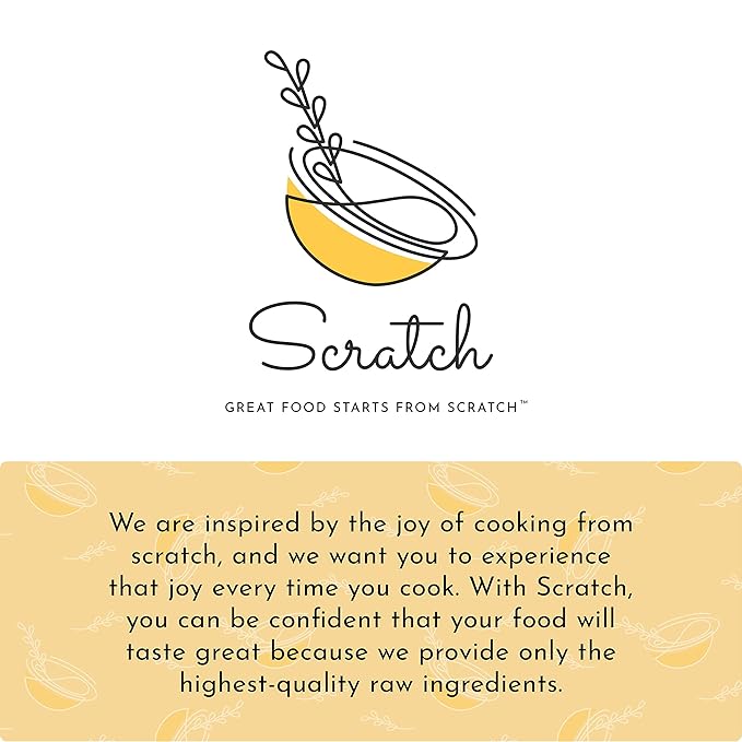 Scratch Gold Yeast - Instant Dry Yeast for a Rapid Rise - Add Straight to Dry Mix - Perfect for Making Bread, Bread Machines, Pizza Dough, Crusts & More - (Gold 8oz) (1 Packet)