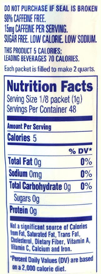 Crystal Light Peach Iced Tea Canisters (VALUE PACK OF 12)