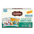 Celestial Seasonings Everyday Wellness Tea Variety Pack, Caffeine Free, 16 Tea Bags Box