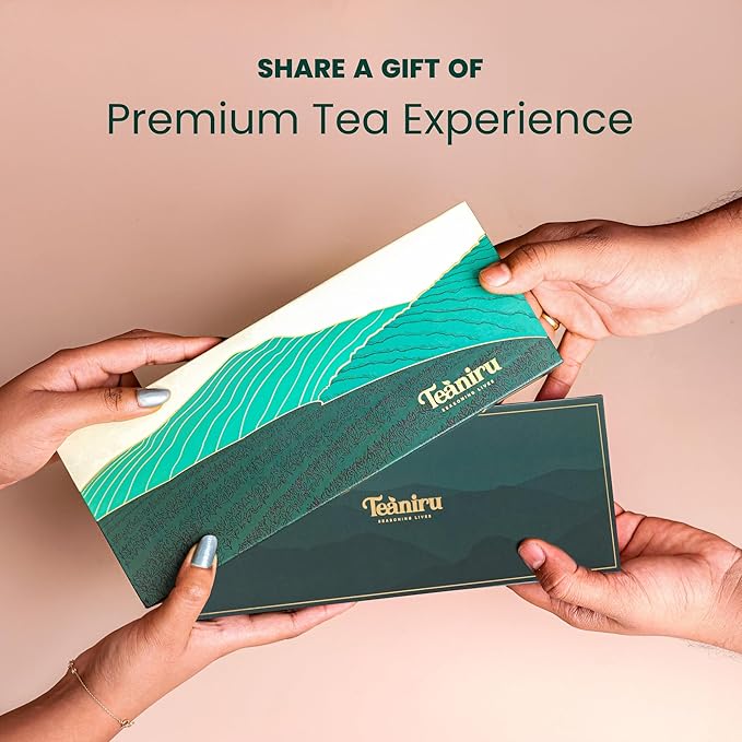 Teaniru, Gourmet Tea Collection – Pack of 100 | 6 Flavored Loose Leaf Tea Set | Gourmet Tea Gift Sets | Corporate Gifting & Bulk Gifts
