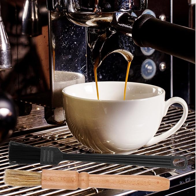 2 Pack Coffee Grinder Brush, Grinder Brushes Coffee Cleaning Brush for Coffees Machine Toaster Home Kitchen