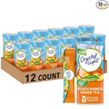 Crystal Light Peach Mango Green Tea Naturally Flavored Powdered Drink Mix, 60 ct Pack, 12 Canisters of 5 Pitcher Packets