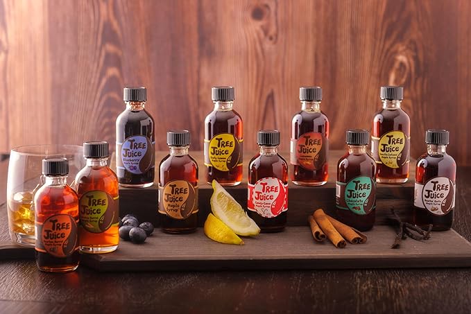 Tree Juice Maple Syrup Gift Box | Gift for Birthdays, Corporate, Holidays, and more | 10-2 ounce bottles