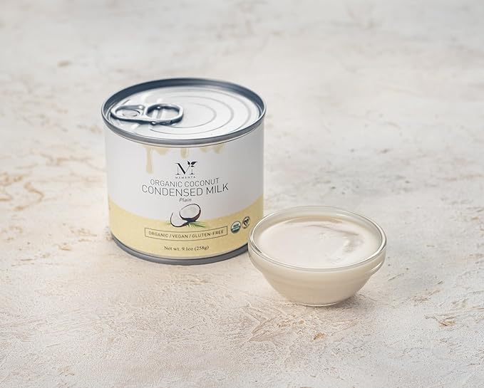 Mementa Inc Organic Coconut Milk Canned, Vegan Condensed Milk Canned, Dairy-Free, Lactose Free, Plant-Based, Whole Milk Organic Alternative, 9.1 Ounce, Pack of 3