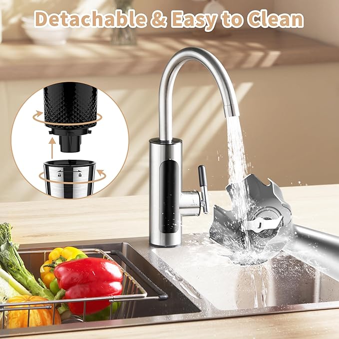 Cordless Immersion Blender Handheld: 3-in-1 Rechargeable Electric Hand Blender Stick, 21-Speeds & 3-Angle Adjustable with 700ml Beaker, Egg Whisk and Beater for Smoothies, Soup,Puree,Baby Food (Black)