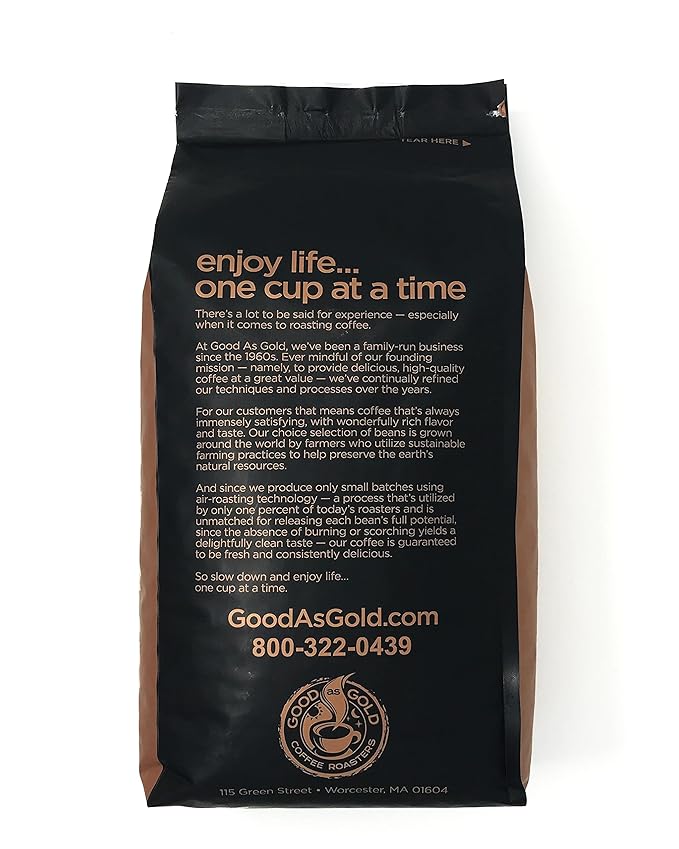 Guatemala Coffee Beans (5 LBS), Medium Roast, Good As Gold Coffee Roasters