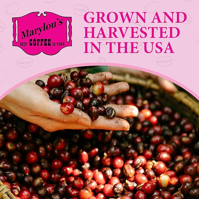 Marylou’s Coffee - Famous Decaf Blend Gourmet Coffee, Delightful Medium Roast Coffee, Compatible with Keurig® Coffee Maker, 1 Count (12 Single Serve Cups)