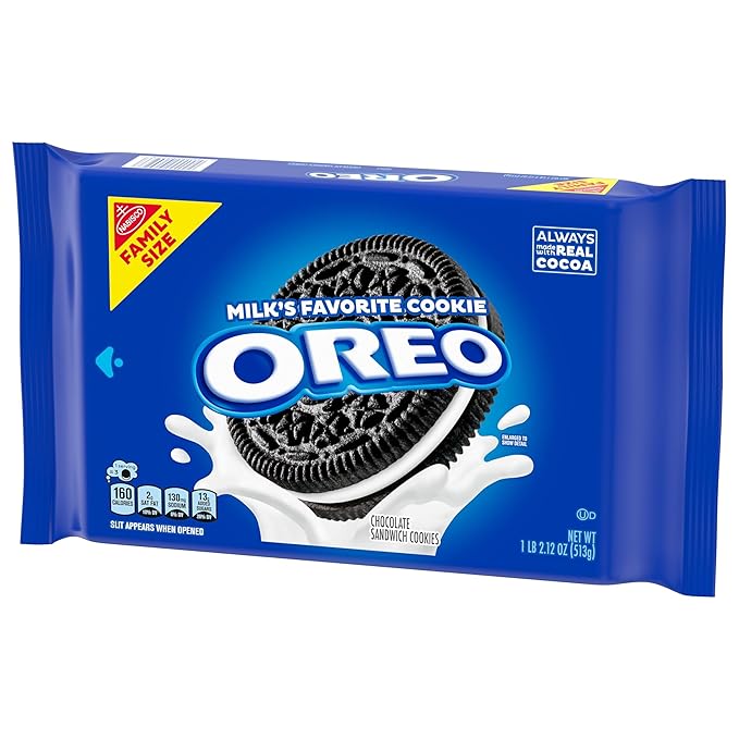 OREO Chocolate Sandwich Cookies, Family Size, 12 - 18.12 oz Packs