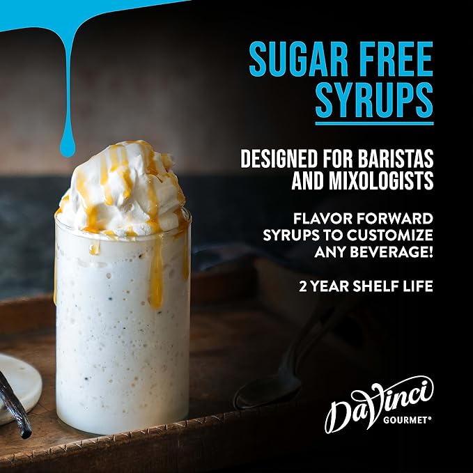 DaVinci Gourmet Sugar-Free Original Hazelnut Syrup, 25.4 Fluid Ounces (Pack of 4)