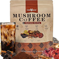 Instant Mushroom Coffee Powder Espresso Cafe Extract with Chaga Lions Mane Turkey Tail Shiitake Cordyceps Reishi 20 Servings