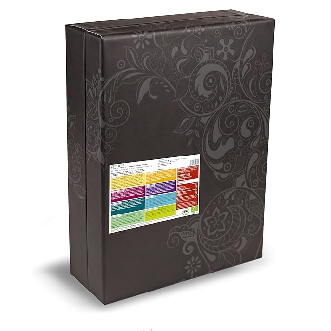 Creano Organic Herbal Tea Gift Set "Organic Herbal Tea" – 24 Pyramid Tea Bags in 9 Different Varieties – 60 g*