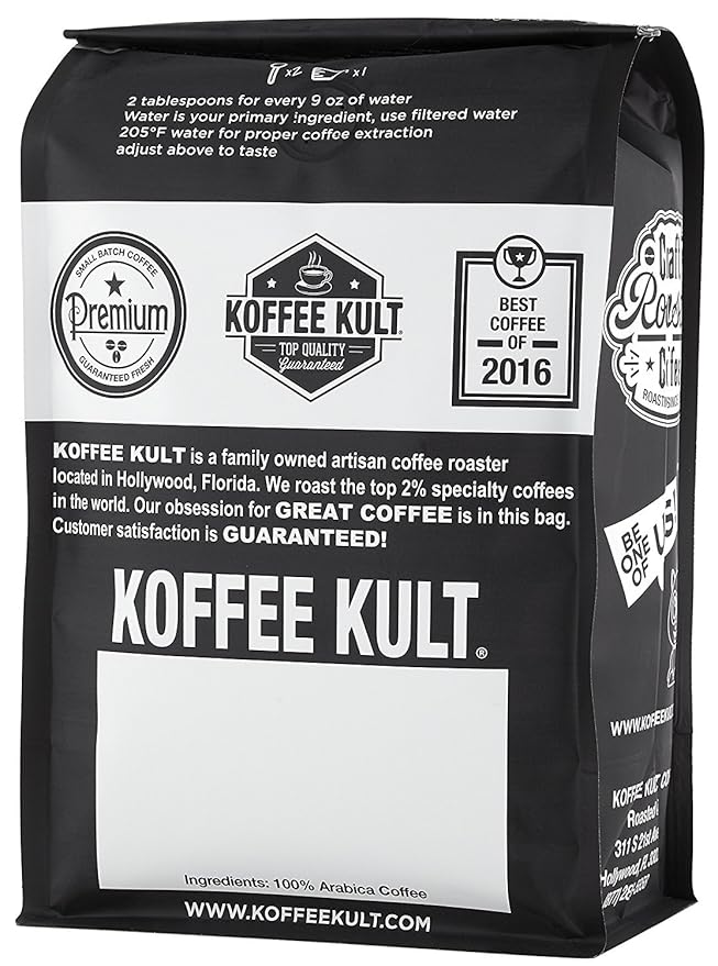 Koffee Kult Sumatra Coffee Beans Dark Roast - Indonesian Fresh Roasted Coffee Beans(Whole Bean, 32oz)